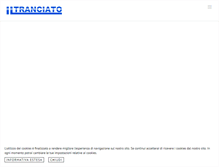 Tablet Screenshot of iltranciato.com